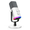Microfone dinâmico FIFINE USB/XLR com botão de toque de mudo, conector de fone de ouvido, controles de E/S, para PC PS5/4